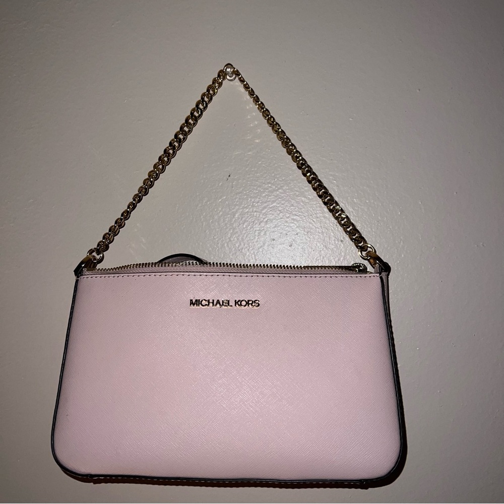 Pink Michael kors cross body